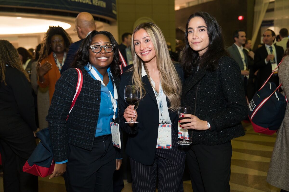 Pub K members at an evening reception