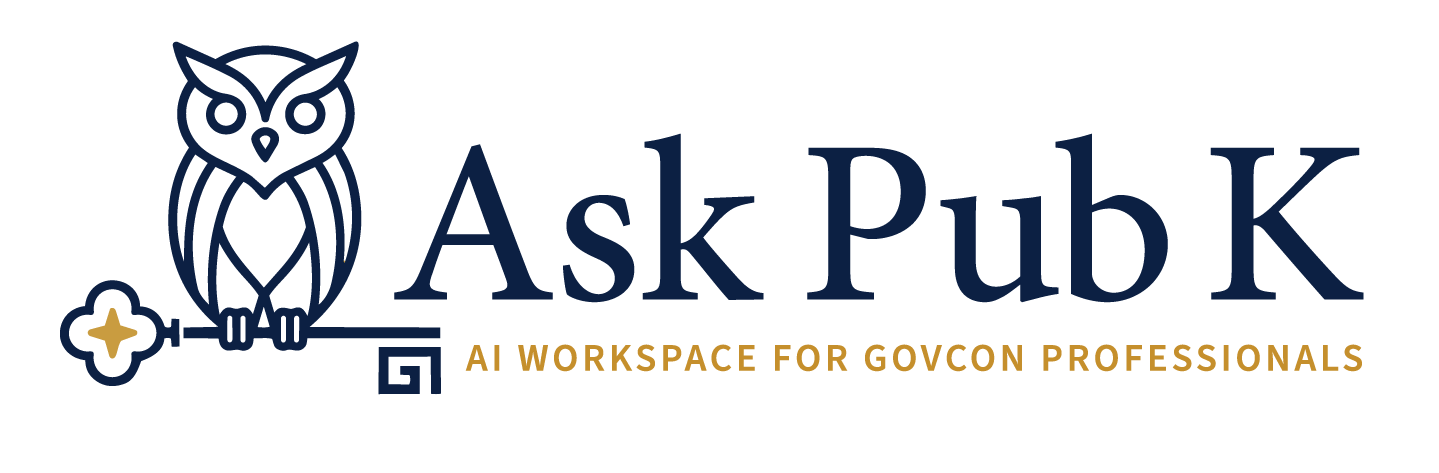 Ask Pub K — AI Workspace for GovCon Professionals
