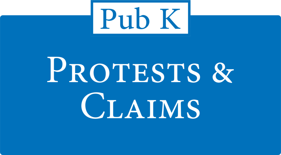 Pub K Protests & Claims